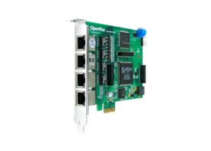 OpenVox D410E Carte PCI-E 4 Ports T1/E1/J1