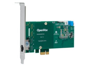 OpenVox DE130E Carte PCI-E 1 Port T1/E1/J1 avec Echo Cancellation