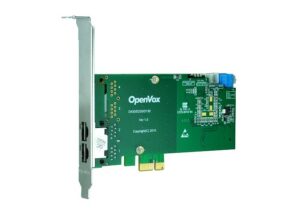 OpenVox DE230E Carte PCI-E 2 Ports T1/E1/J1 avec Echo Cancellation
