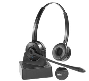 VBeT VT9602 Casque VoIP Bluetooth Duo